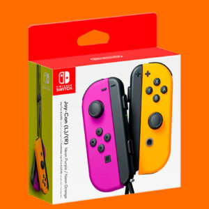 Joy-Con Nintendo Switch Purpura / Naranja Neon