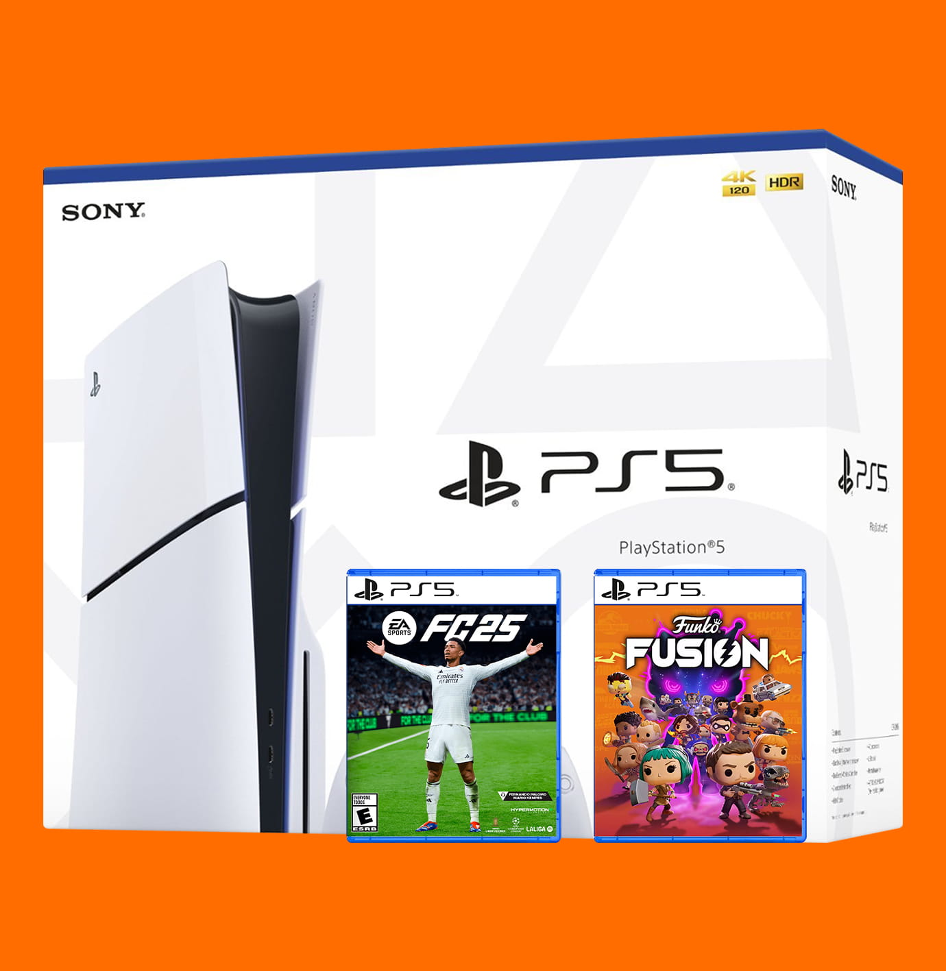PlayStation 5 Slim Con Lector 1TB SSD + 2 Juegos físicos
